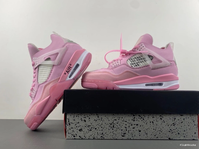 OFF-WHITE PINK 4 X JORDAN 0803